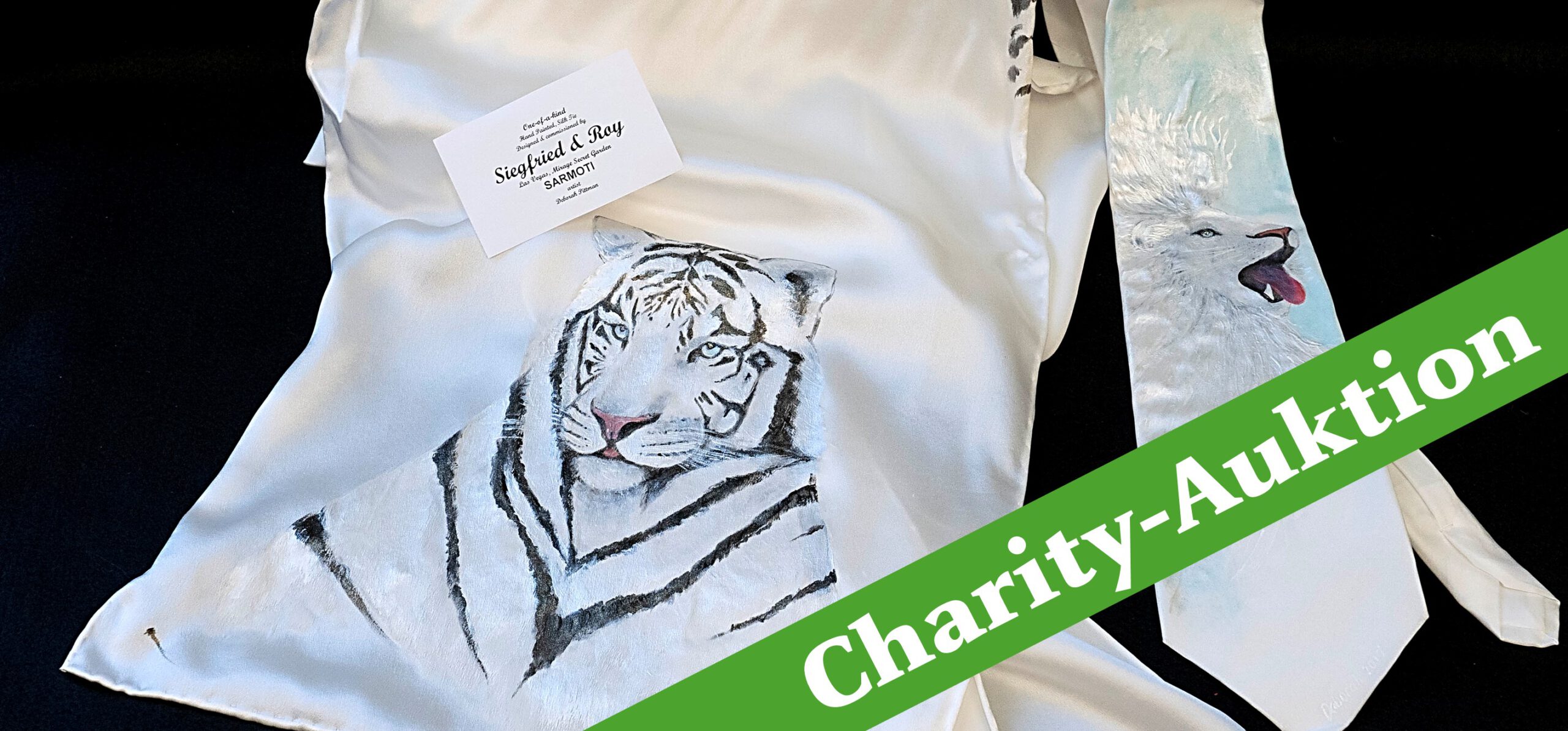 Charity-Auktion #2: Schal und Krawatte aus dem persönlichen Nachlass von Siegfried & Roy